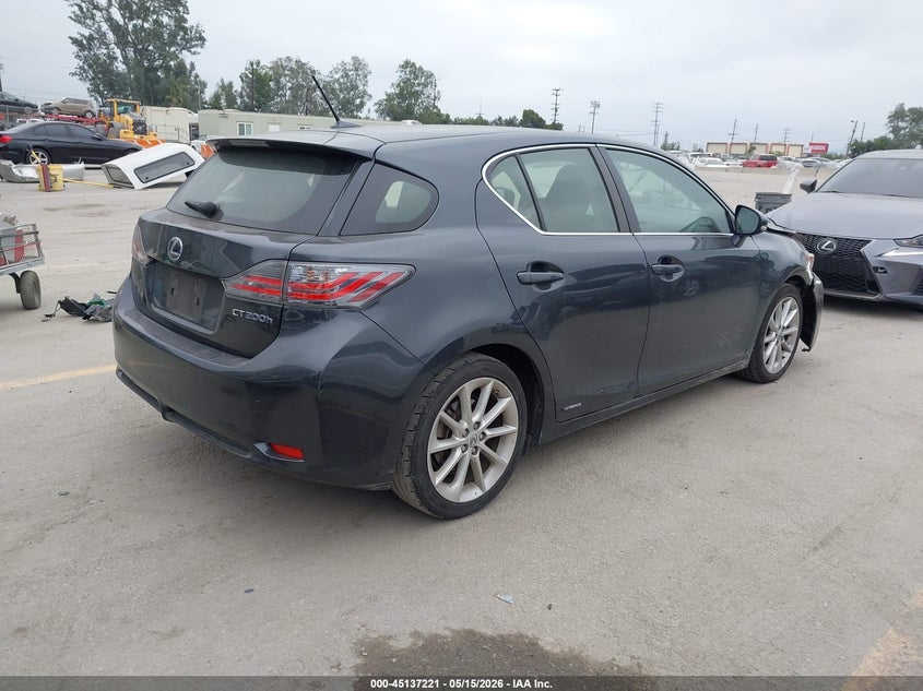 Vin: jthkd5bh0b2044728, lot: 45634851, lexus ct 200h premium 20114