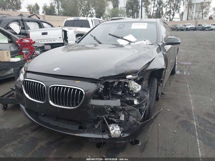 2015 BMW 750I VIN: WBAYA8C57FGK19704 Lot: 45137224