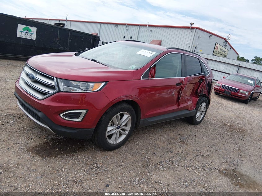 Vin: 2fmpk3j82jbc24963, lot: 45634868, ford edge sel 20182