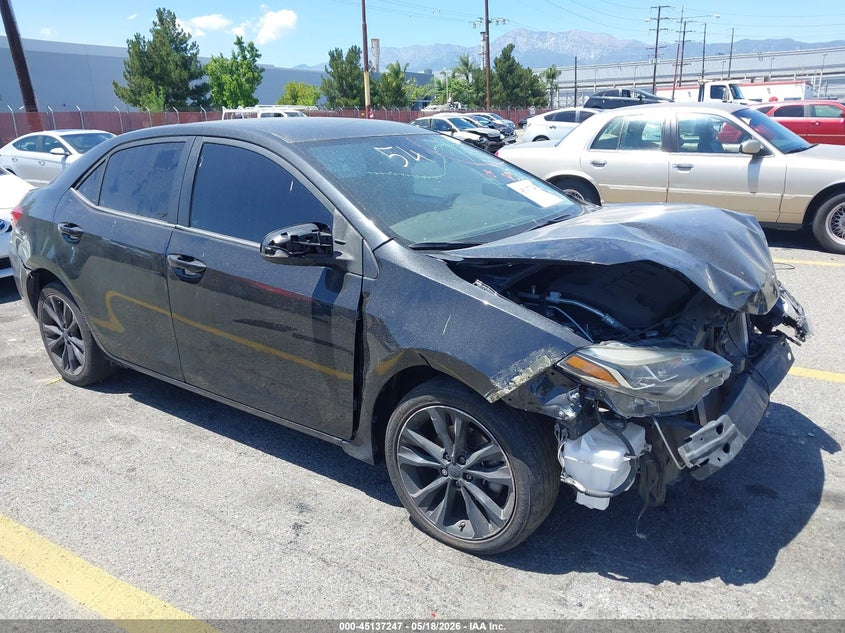2018 TOYOTA COROLLA SEDAN 1.8L I-4 DOHC, VVT, 132HP