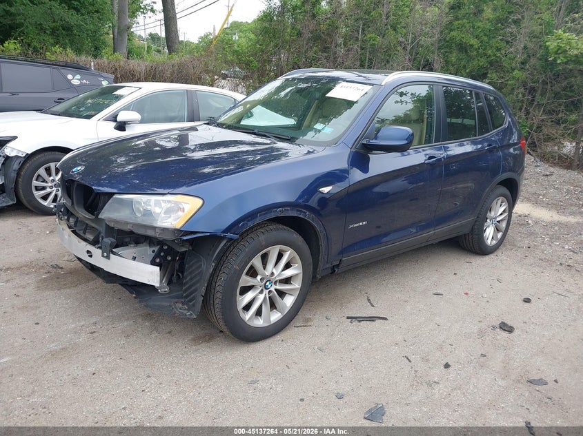 Vin: 5uxwx9c51e0d33303, lot: 45634893, bmw x3 xdrive28i 20142