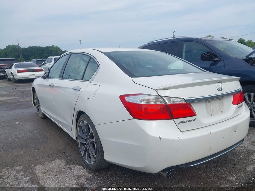 Vin: 1hgcr2f57fa273541, lot: 45634901, honda accord sport 20153