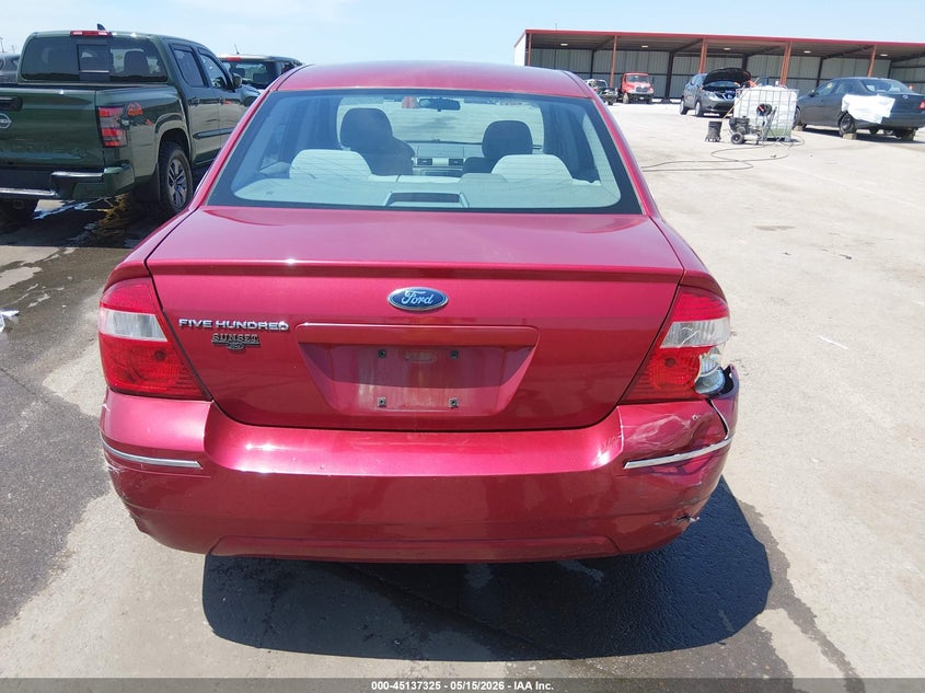 2006 Ford Five Hundred Se VIN: 1FAFP23196G179733 Lot: 45137325