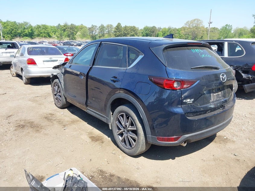 Vin: jm3kfbcm0j0452511, lot: 45635021, mazda cx-5 touring 20183