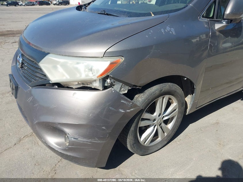 2014 Nissan Quest Le VIN: JN8AE2KP2E9100605 Lot: 45137396