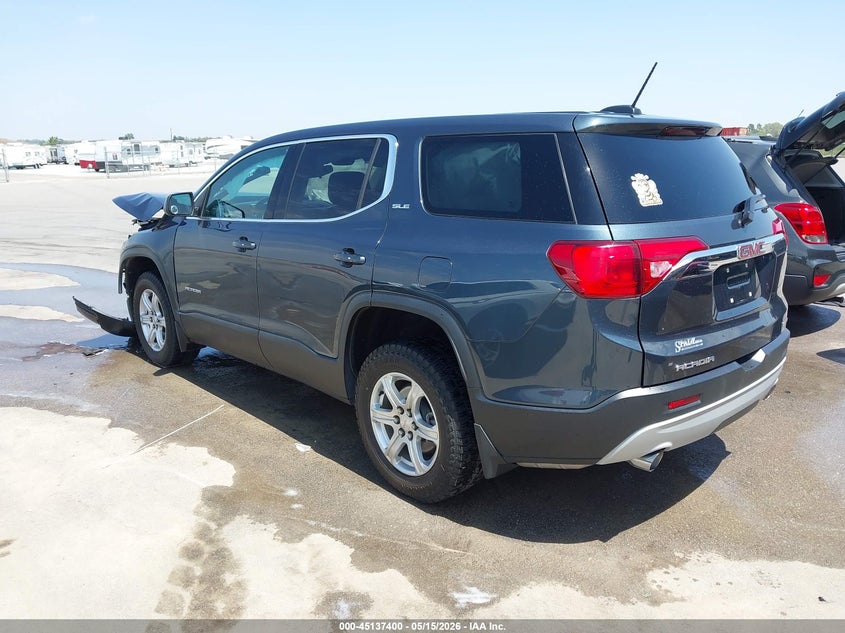 Vin: 1gkknrls7kz274942, lot: 45635029, gmc acadia sle-1 20193