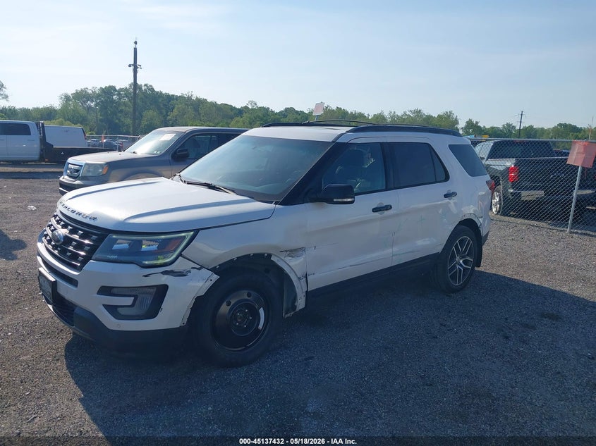 Vin: 1fm5k8gt5hgc83380, lot: 45635061, ford explorer sport 20172