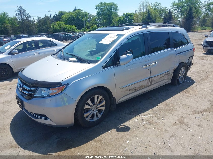 2014 Honda Odyssey Ex-L 5FNRL5H67EB019125 photo 1