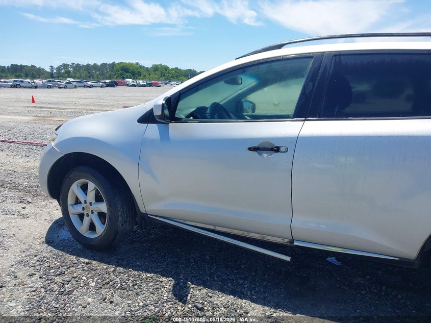 2009 Nissan Murano Sl VIN: JN8AZ18W79W139193 Lot: 45137500