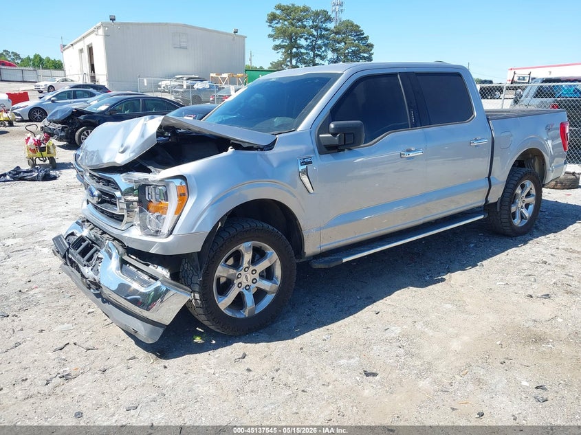 Vin: 1ftew1ep8mfc25494, lot: 45635174, ford f-150 xlt 20212