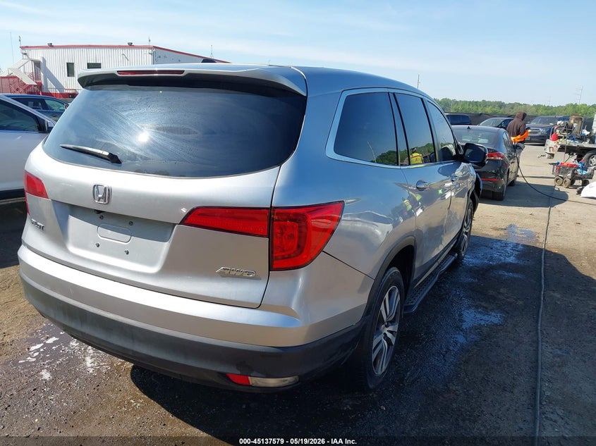 Vin: 5fnyf6h51hb101002, lot: 45635208, honda pilot ex-l 20174
