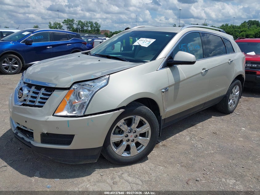 Vin: 3gyfnbe31fs640997, lot: 45635275, cadillac srx luxury collection 20152