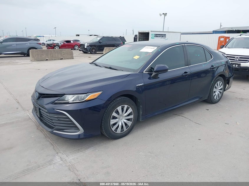 2021 Toyota Camry Le Hybrid 4T1C31AK0MU549962 photo 1
