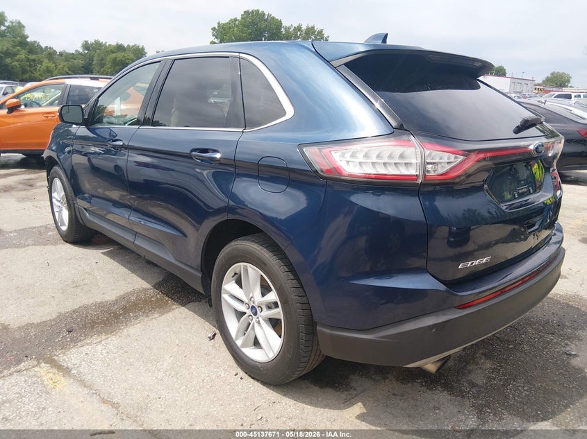 Vin: 2fmpk3j92hbc28479, lot: 45635300, ford edge sel 20173
