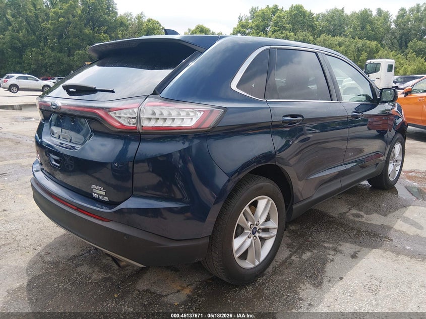 Vin: 2fmpk3j92hbc28479, lot: 45635300, ford edge sel 20174