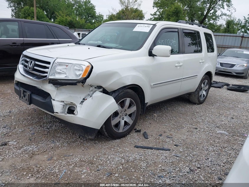 Vin: 5fnyf4h90fb049575, lot: 45635319, honda pilot touring 20152