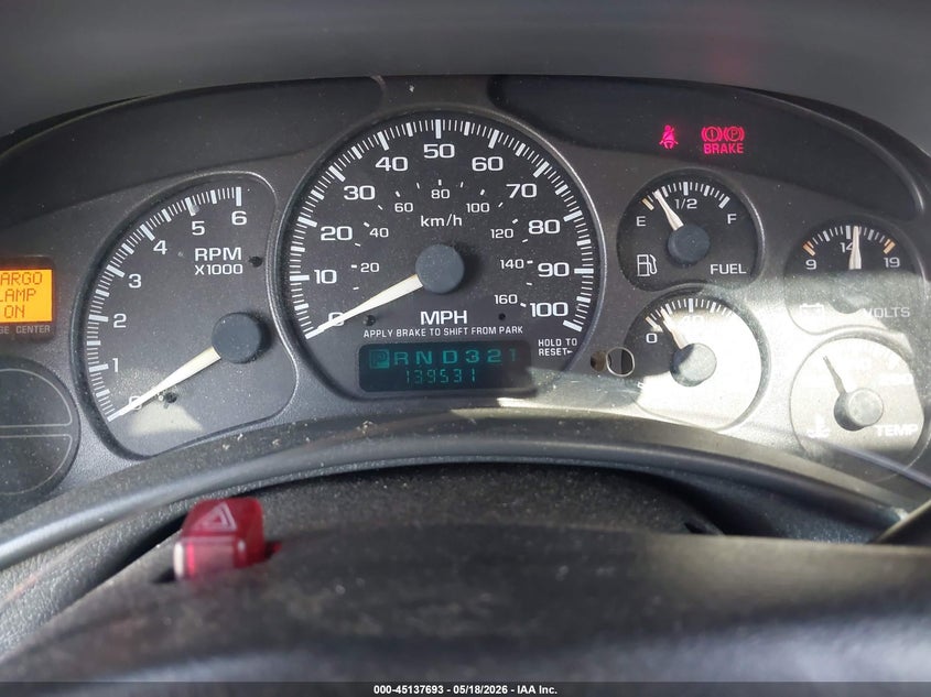2002 Chevrolet Avalanche 1500 VIN: 3GNEK13T82G195315 Lot: 45137693