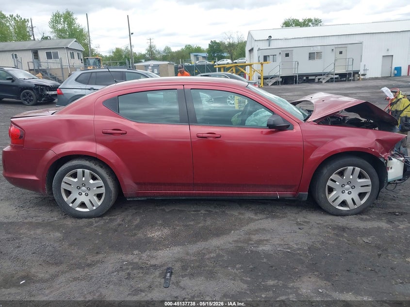 2014 Dodge Avenger Se VIN: 1C3CDZAB2EN169697 Lot: 45137738