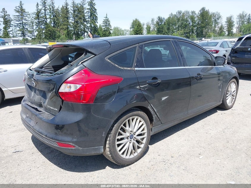 Vin: 1fadp3n20el230660, lot: 45635372, ford focus titanium 20144