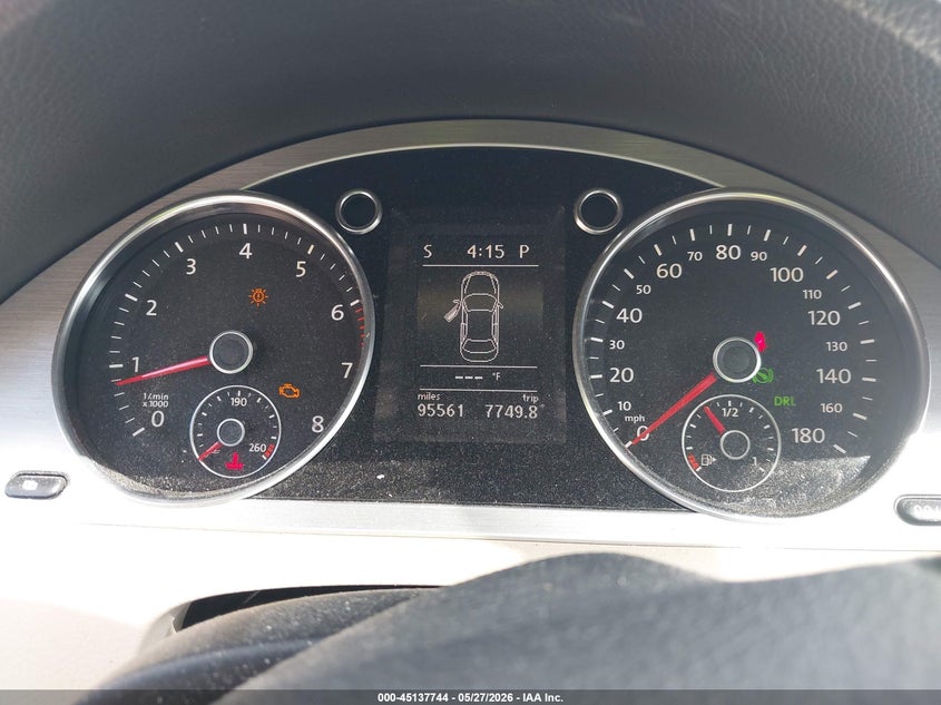 2010 Volkswagen Cc Luxury VIN: WVWHN7AN5AE538110 Lot: 45137744