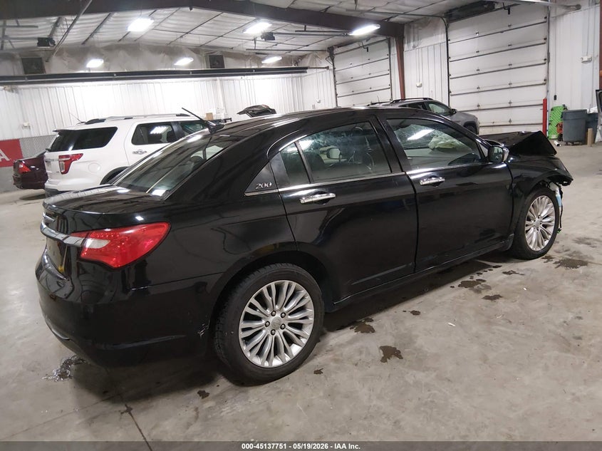 Vin: 1c3bc2fb0bn616098, lot: 45635380, chrysler 200 limited 20114