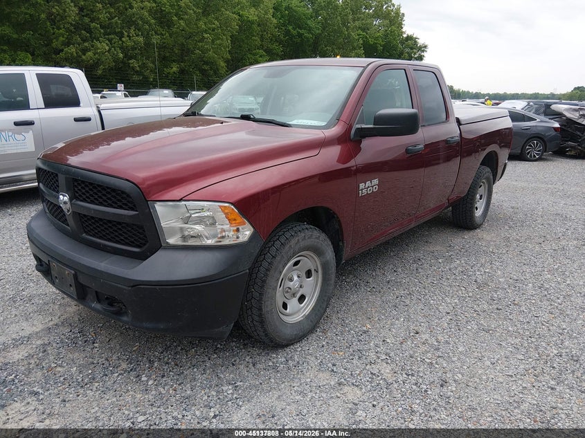 Vin: 1c6rr7fg2js294184, lot: 45635437, ram 1500 tradesman  4x4 6'4 box 20182