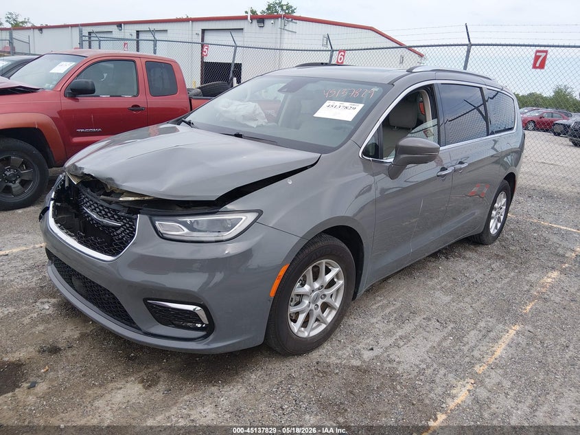 Vin: 2c4rc1bgxmr593747, lot: 45635458, chrysler pacifica touring l 20212