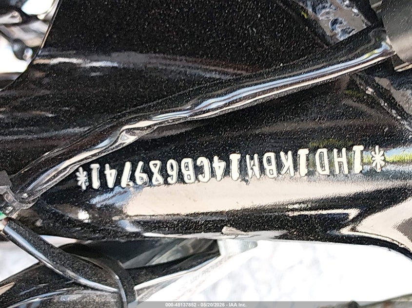 2012 Harley-Davidson Flhx Street Glide VIN: 1HD1KBM14CB689741 Lot: 45137852
