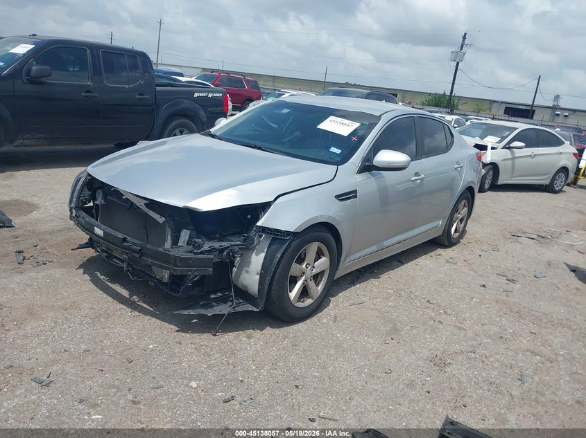 Vin: knagm4a7xe5466256, lot: 45635686, kia optima lx 20142