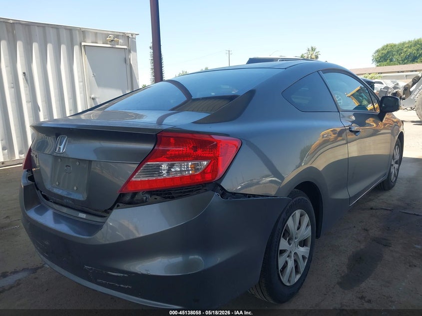 2012 HONDA CIVIC COUPE 1.8L I-4 VVT, 140HP