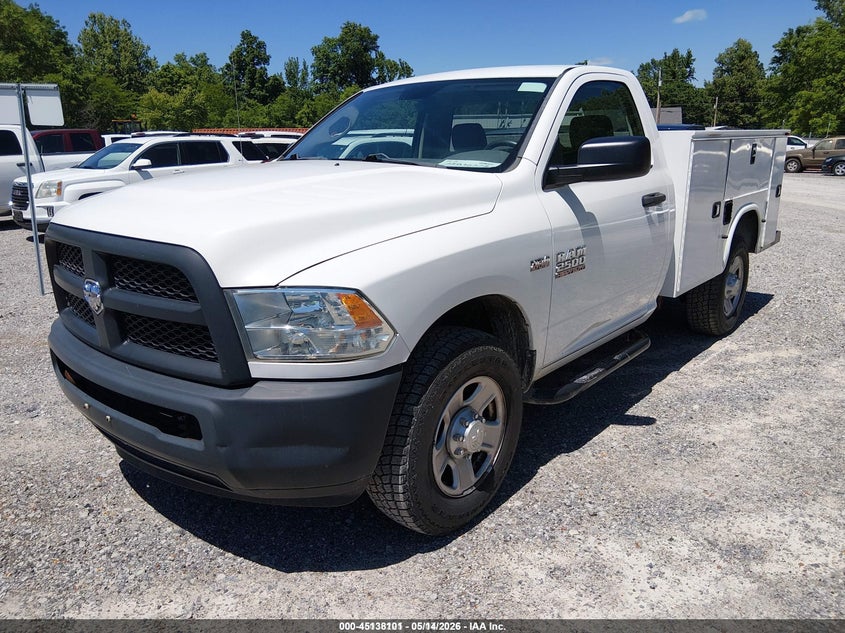 Vin: 3c7wr4at5eg256740, lot: 45635730, ram 2500 tradesman 20142