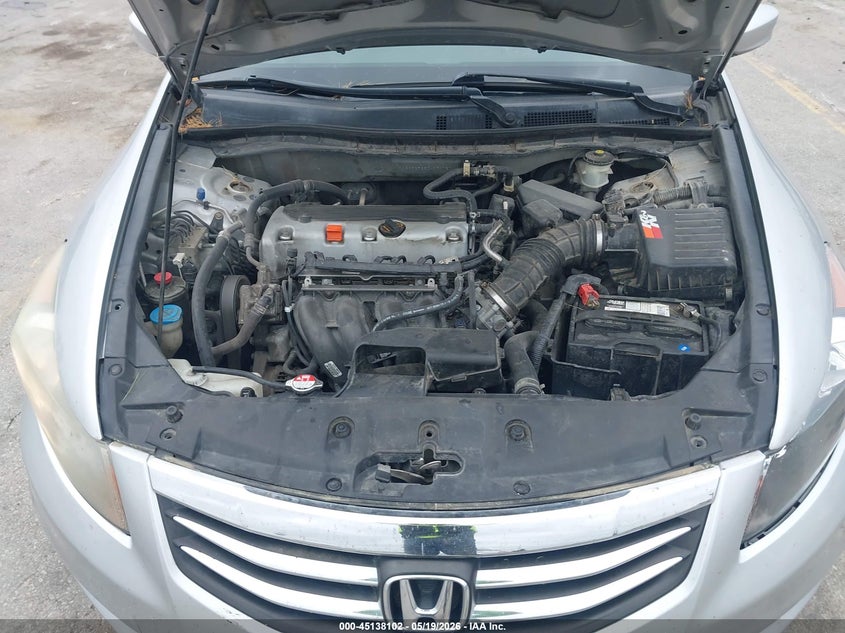 2012 Honda Accord 2.4 2.4 Lx silver Lot 111045138102 Vin 1HGCP2F35CA091787