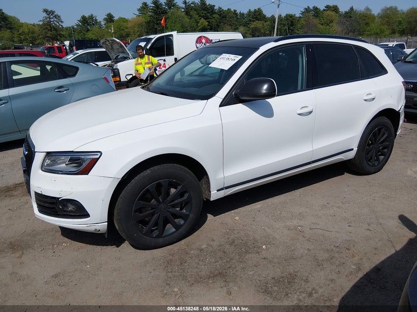 Vin: wa1lfafp1ea114414, lot: 45635877, audi q5 2.0t premium 20142