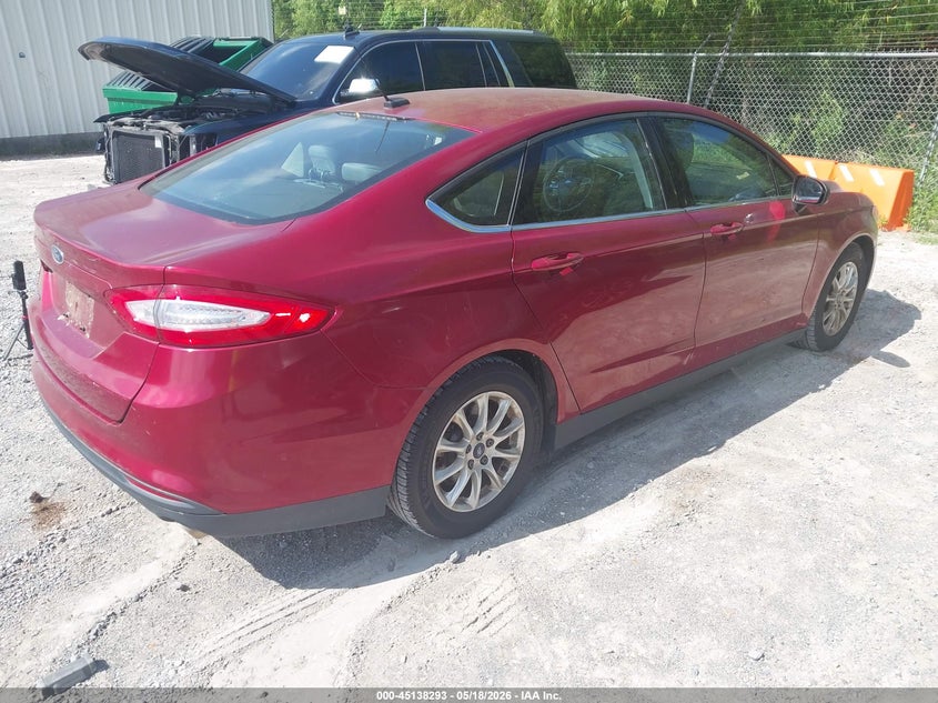 Vin: 3fa6p0g71gr394407, lot: 45635922, ford fusion s 20164
