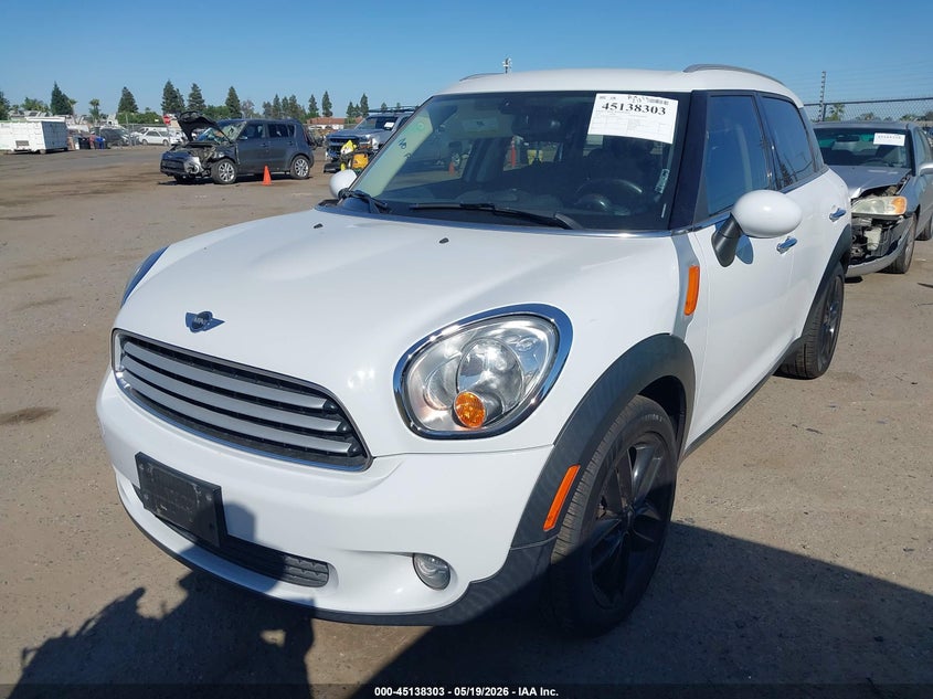 Vin: wmwzb3c55dwr35475, lot: 45635932, mini countryman cooper 20132