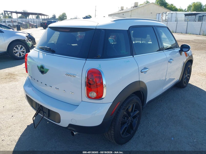 Vin: wmwzb3c55dwr35475, lot: 45635932, mini countryman cooper 20134