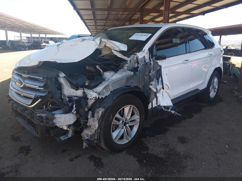 Vin: 2fmpk3j95gbc42827, lot: 45635933, ford edge sel 20162