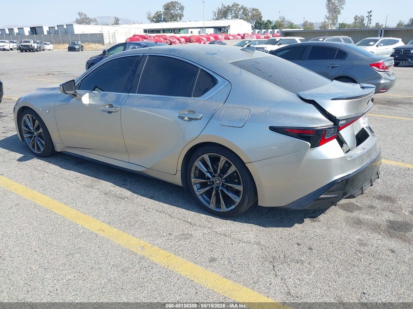 Vin: jthgz1b20n5054545, lot: 45635937, lexus is 350 f sport 20223