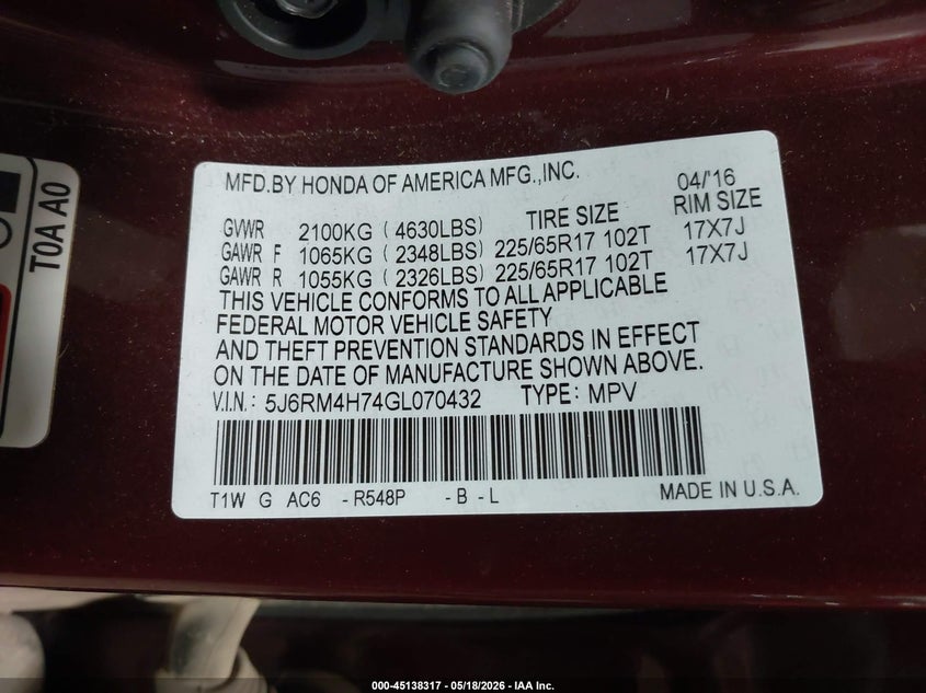 AtlanticExpress - Honda CR-V