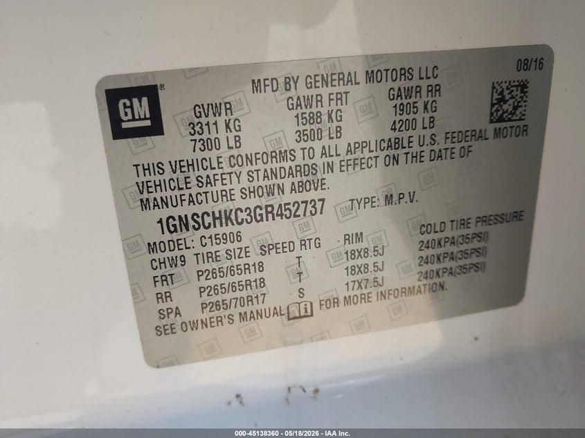 CHEVROLET SUBURBAN - zdjecie 9