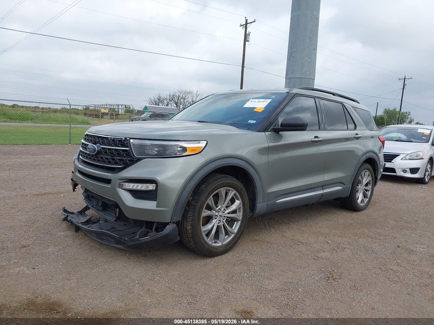 Vin: 1fmsk7dh0lgb92670, lot: 45636014, ford explorer xlt 20202