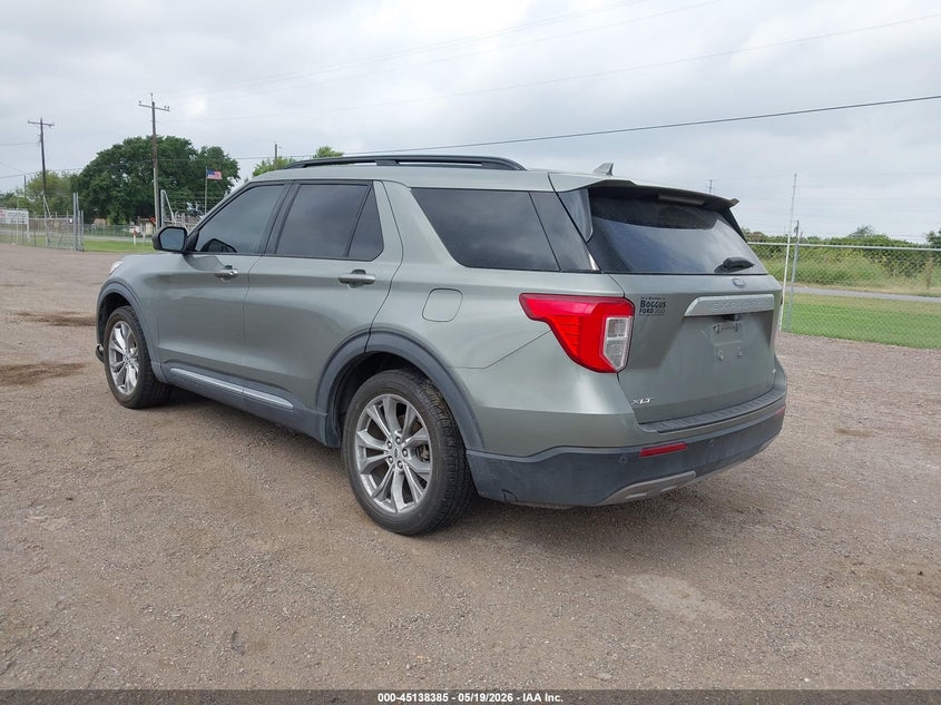 Vin: 1fmsk7dh0lgb92670, lot: 45636014, ford explorer xlt 20203