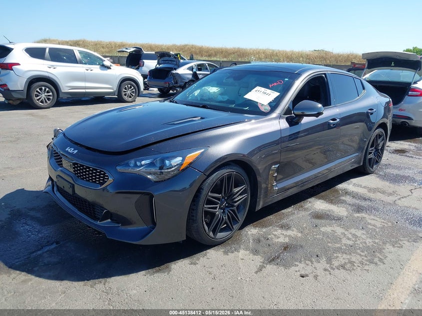 Vin: knae55lc5p6135375, lot: 45636041, kia stinger gt2 20232