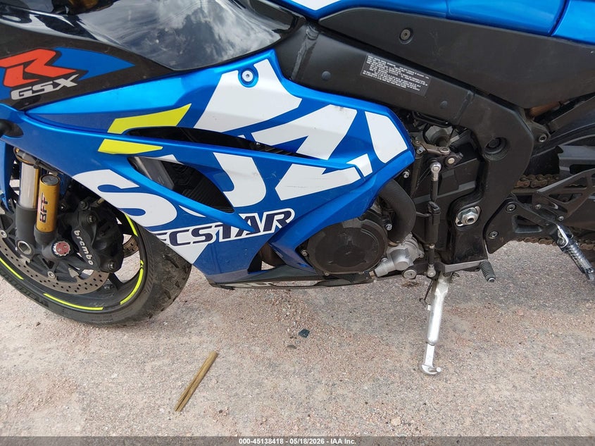 2020 Suzuki Gsx-R1000 R VIN: JS1DM11H1L7100341 Lot: 45138418