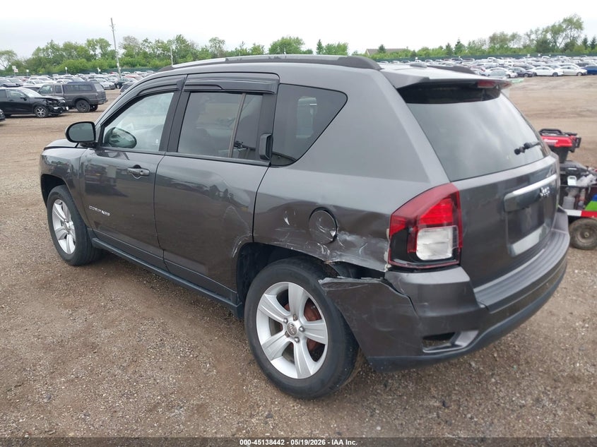 Vin: 1c4njcba8gd615649, lot: 45636071, jeep compass sport 20163
