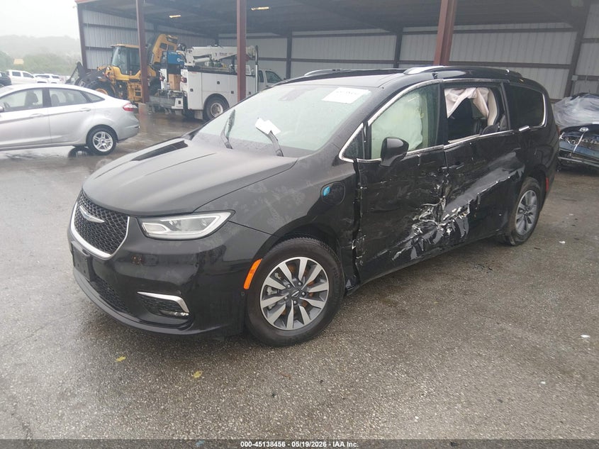 Vin: 2c4rc1l75mr591659, lot: 45636084, chrysler pacifica hybrid touring l 20212