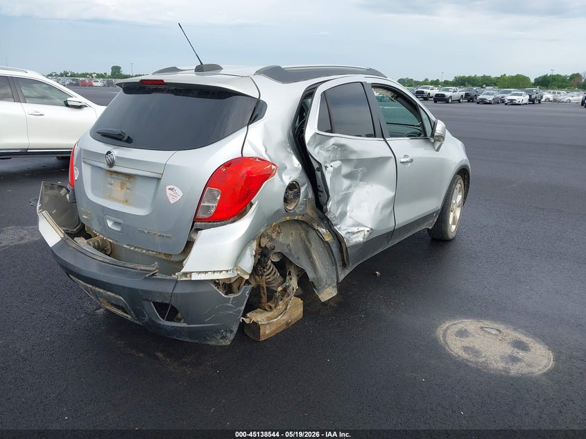 Vin: kl4cjasb5fb174474, lot: 45636173, buick encore 20154
