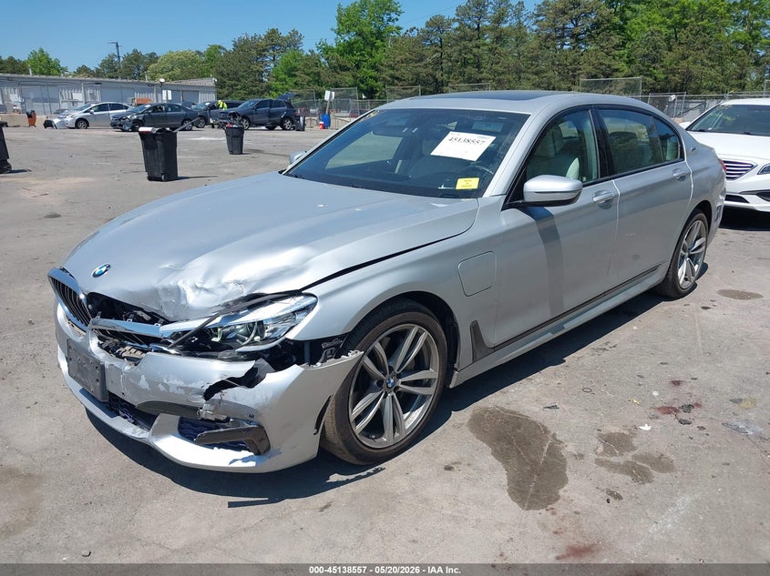 Vin: wba7j2c58jg938137, lot: 45636186, bmw 740e xdrive iperformance 20182
