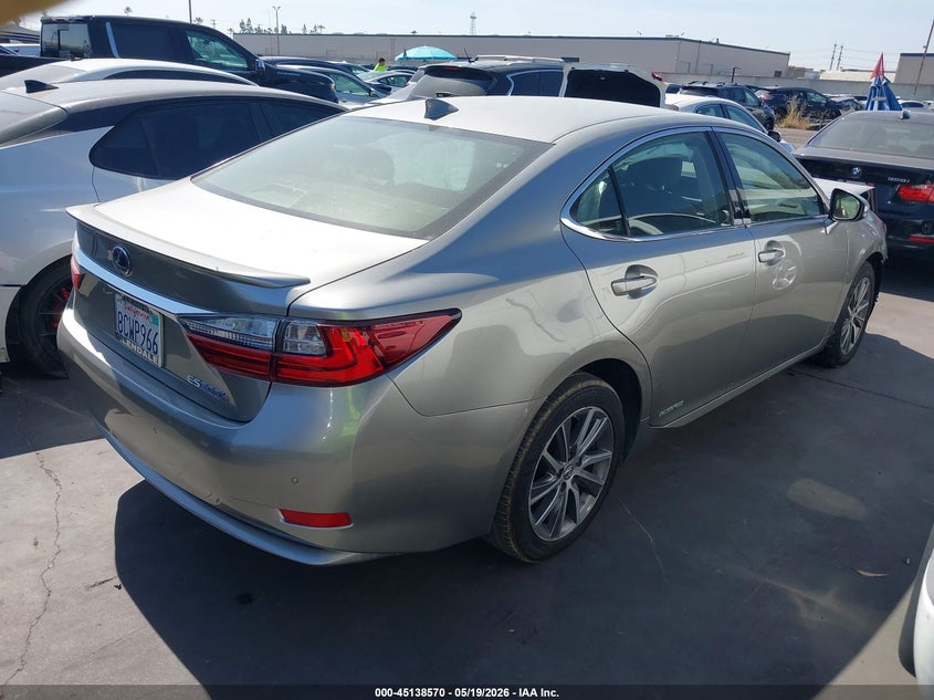 Vin: jthbw1gg7j2188973, lot: 45636199, lexus es 300h 20184
