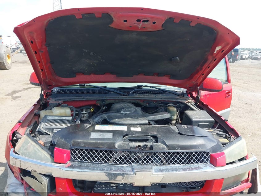 2002 Chevrolet Avalanche 1500 VIN: 3GNEK13T02G354215 Lot: 45138596